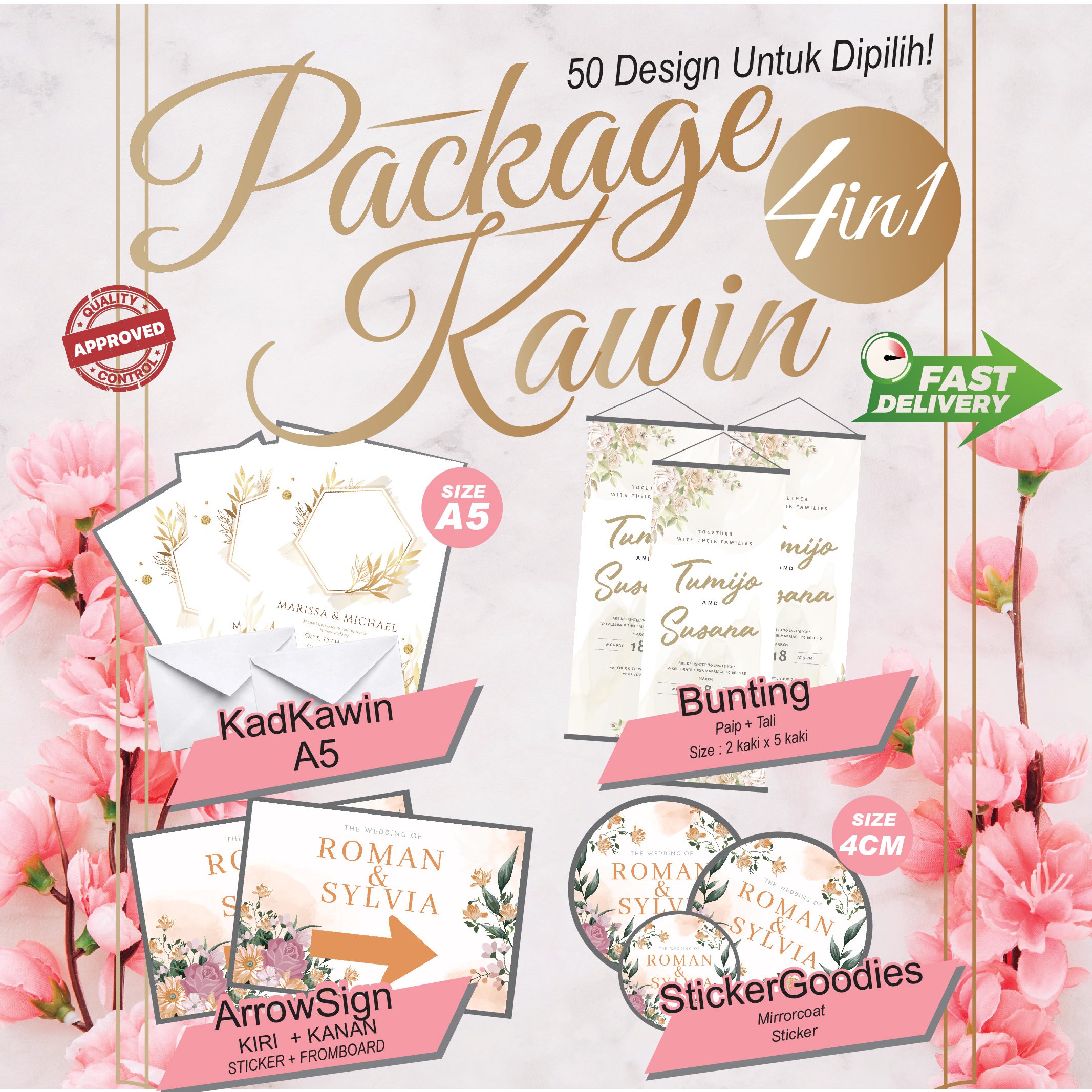 Kad Perkahwinan / Jemputan - Image 3