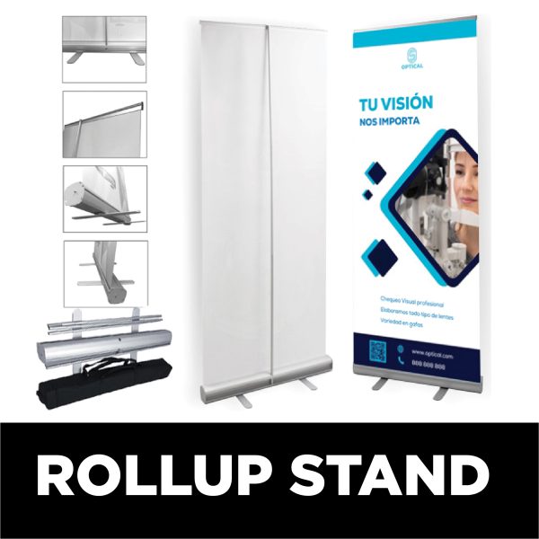 DISPLAY SYSTEM ROLLUP METAL STAND