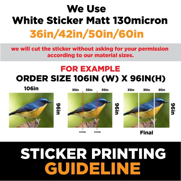 White Sticker Indoor - Image 2