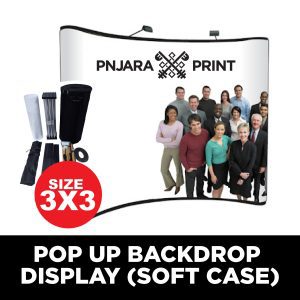 Pop Up Backdrop Display (Soft Case)